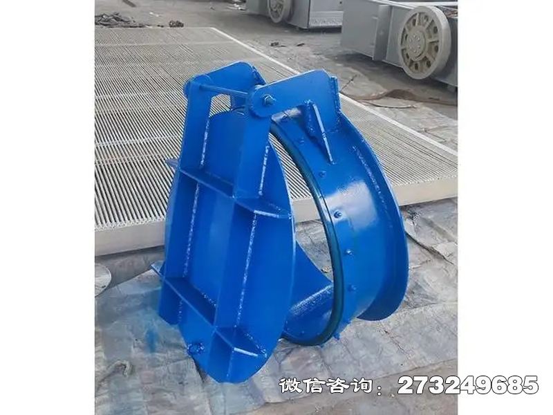 黑河水库钢制防倒灌拍门