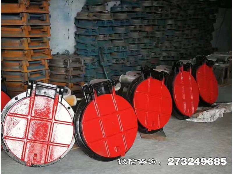 广平铸铁圆形水电站拍门
