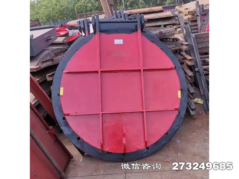 枝江铸铁圆型止回拍门